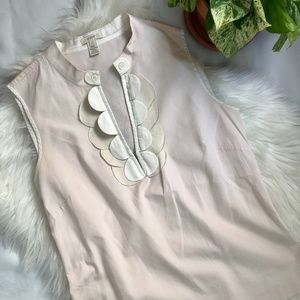 J. Crew Broadcloth Scallop Shell Top | 2